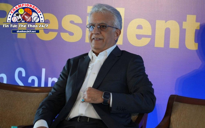 Chủ tịch Shaikh Salman bin Ibrahim Al Khalifa không đồng tình với việc World Cup được tăng số đội. Chủ tịch Shaikh Salman bin Ibrahim Al Khalifa không đồng tình với việc World Cup được tăng số đội.